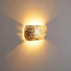 hofstein Applique murale Pilar Argenté, 2 lumières