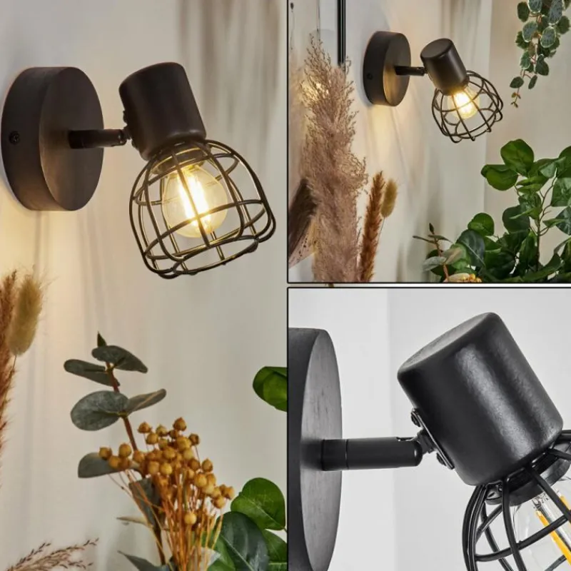 Lampes Industrielles-hofstein Applique murale Piment Noir, 1 lumière