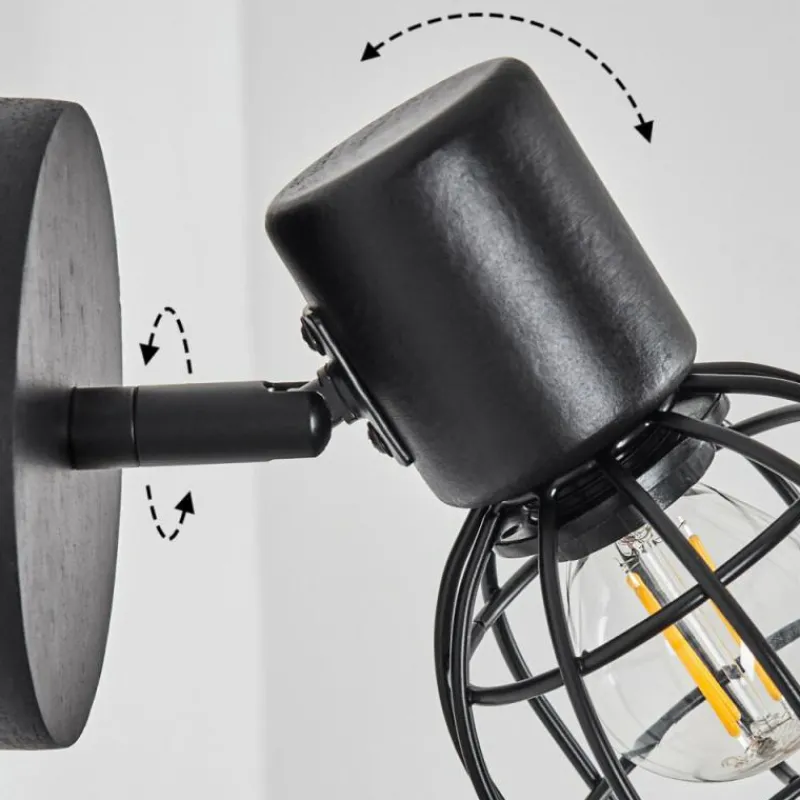 Lampes Industrielles-hofstein Applique murale Piment Noir, 1 lumière