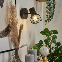 Lampes Industrielles-hofstein Applique murale Piment Noir, 1 lumière