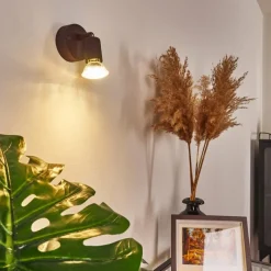 Lampes Vintages & Rétros-hofstein Applique murale Planes LED Rouille, 1 lumière