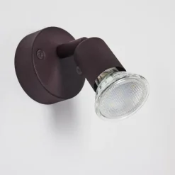 Lampes Vintages & Rétros-hofstein Applique murale Planes LED Rouille, 1 lumière