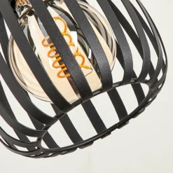 hofstein Applique murale Pocho Laiton, Noir, 1 lumière* Spots Et Projecteurs