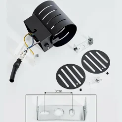 hofstein Applique murale Ponte Noir, 1 lumière