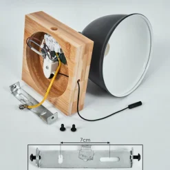 Luminaires Scandinaves-hofstein Applique murale Pring Écru, Noir, 1 lumière