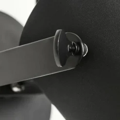 Lampes En Tissu-hofstein Applique murale Puelches Noir, 1 lumière