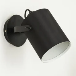 Lampes En Tissu-hofstein Applique murale Puelches Noir, 1 lumière