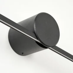 hofstein Applique murale Puharila LED Noir, 1 lumière