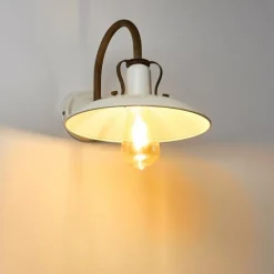 Luminaires Rustiques-hofstein Applique murale Ramvik Beige, Rouille, 1 lumière