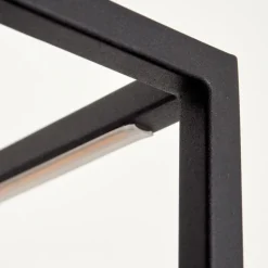 Lampes Industrielles-hofstein Applique murale Ranquille LED Noir, Blanc, 2 lumières