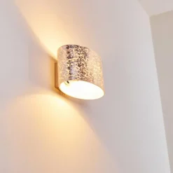 hofstein Applique murale Rapar Chrome, Argenté, 1 lumière