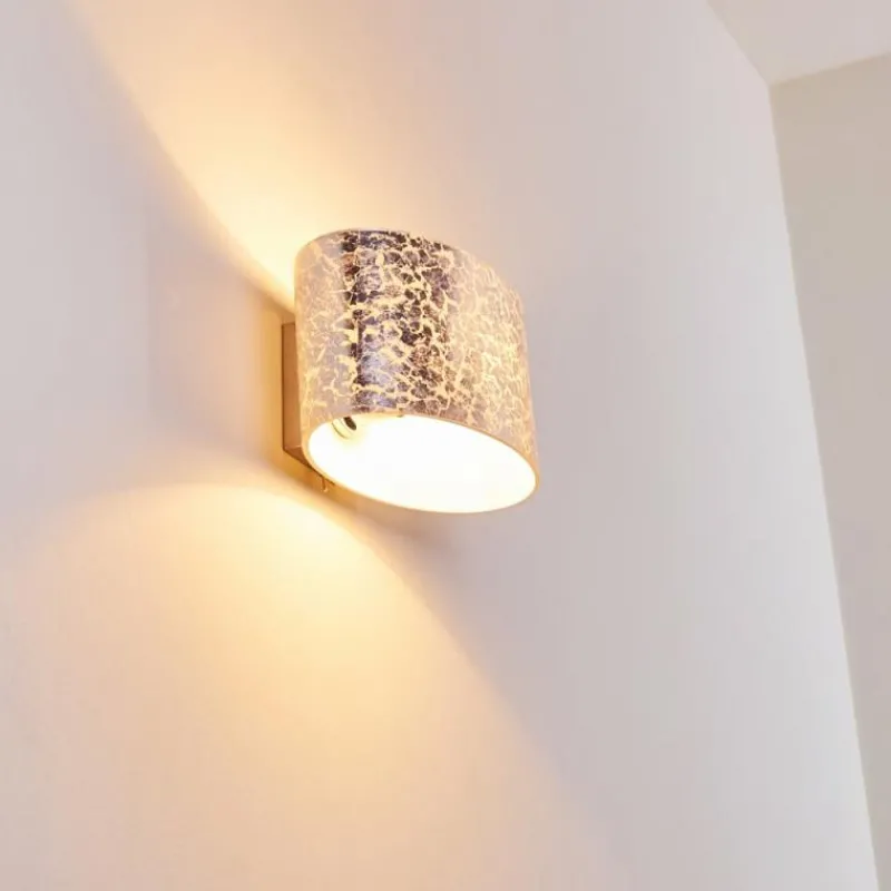 hofstein Applique murale Rapar Chrome, Argenté, 1 lumière