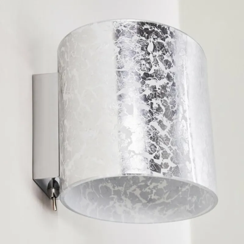 hofstein Applique murale Rapar Chrome, Argenté, 1 lumière