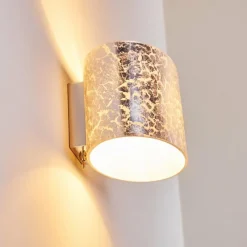 hofstein Applique murale Rapar Chrome, Argenté, 1 lumière