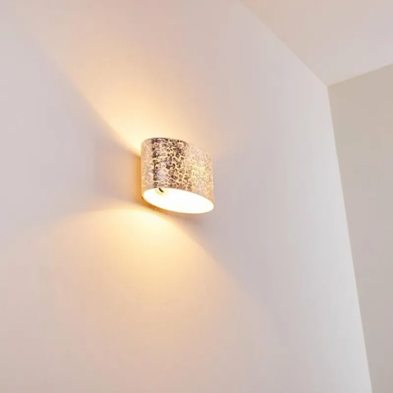 hofstein Applique murale Rapar Chrome, Argenté, 1 lumière