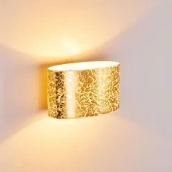 hofstein Applique murale Rapar Chrome, Or, 1 lumière