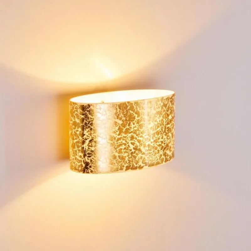 hofstein Applique murale Rapar Chrome, Or, 1 lumière