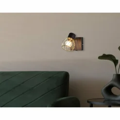 Lampes Dorées-Luminaires Reality Applique murale Reality Ardon Or, Noir, 1 lumière