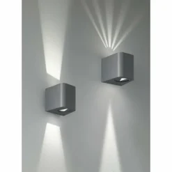 Luminaires Rustiques-Luminaires Reality Applique murale Reality BOGOTA LED Anthracite, 2 lumières