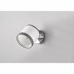 Lampes En Tissu-Luminaires Reality Applique murale Reality DAVOS Chrome, 1 lumière