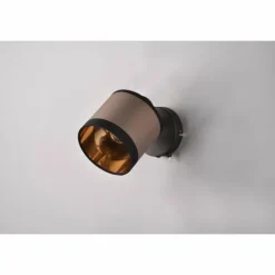 Lampes En Tissu-Luminaires Reality Applique murale Reality DAVOS Taupe, 1 lumière