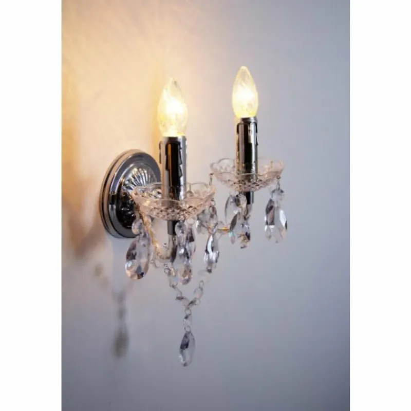 Luminaires Rustiques-Luminaires Reality Applique murale Reality Transparent, 2 lumières