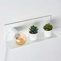 hofstein Applique murale Reftele Blanc, 1 lumière