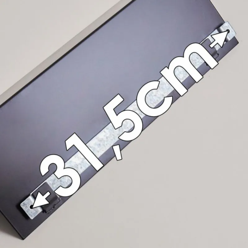 hofstein Applique murale Reftele Noir, 1 lumière