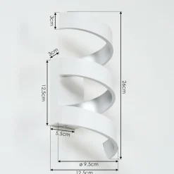 hofstein Applique murale Rezat LED Blanc, 3 lumières