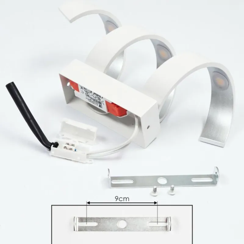 hofstein Applique murale Rezat LED Blanc, 3 lumières