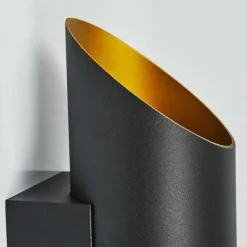 hofstein Applique murale Ricardone Noir, 1 lumière