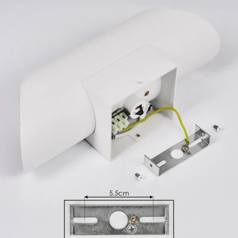 hofstein Applique murale Ricardone Blanc, 1 lumière
