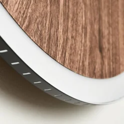 hofstein Applique murale Rocha LED Brun, Couleur bois, Noir, 1 lumière