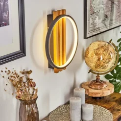 hofstein Applique murale Rodekro LED Écru, Noir, 1 lumière