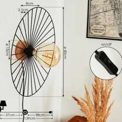 Lampes Industrielles-hofstein Applique murale Rossedalen Écru, 1 lumière