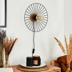 Lampes Industrielles-hofstein Applique murale Rossedalen Écru, 1 lumière