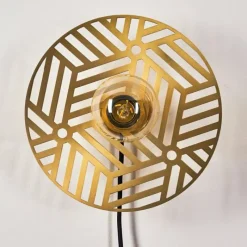 Lampes Dorées-hofstein Applique murale Ruanda Or, Laiton, 1 lumière