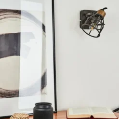 Lampes Industrielles-hofstein Applique murale Russu Gris, 1 lumière