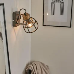 Lampes Industrielles-hofstein Applique murale Russu Gris, 1 lumière