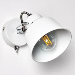 Lampes Industrielles-hofstein Applique murale Safari Blanc, 1 lumière