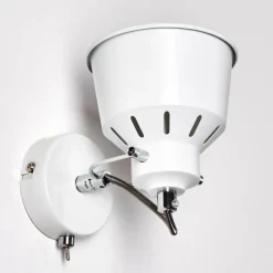 Lampes Industrielles-hofstein Applique murale Safari Blanc, 1 lumière