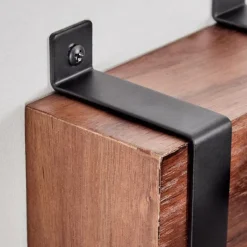 hofstein Applique murale Safari Brun foncé, Noir, 1 lumière