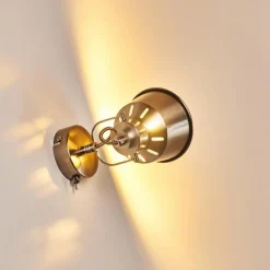 Lampes Industrielles-hofstein Applique murale Safari Chrome brossé, 1 lumière