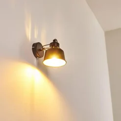 Lampes Industrielles-hofstein Applique murale Safari Noir, 1 lumière