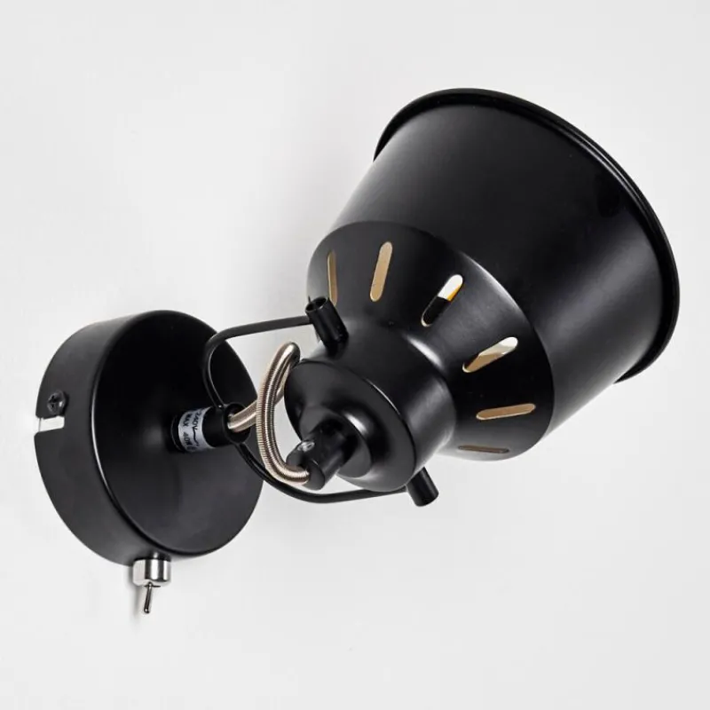 Lampes Industrielles-hofstein Applique murale Safari Noir, 1 lumière