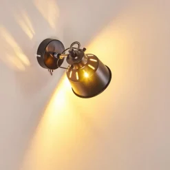 Lampes Industrielles-hofstein Applique murale Safari Noir, 1 lumière