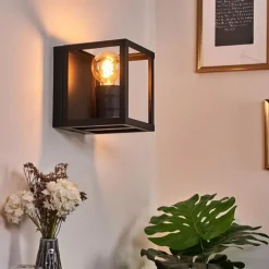 hofstein Applique murale Salla Noir, 1 lumière