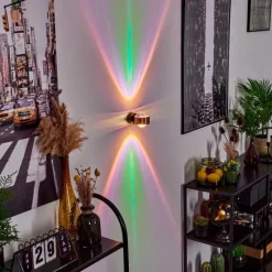 hofstein Applique murale Sapri Cuivre, Noir, 1 lumière