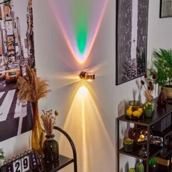 hofstein Applique murale Sapri Cuivre, Noir, 1 lumière