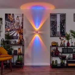 hofstein Applique murale Sapri Cuivre, Noir, 1 lumière